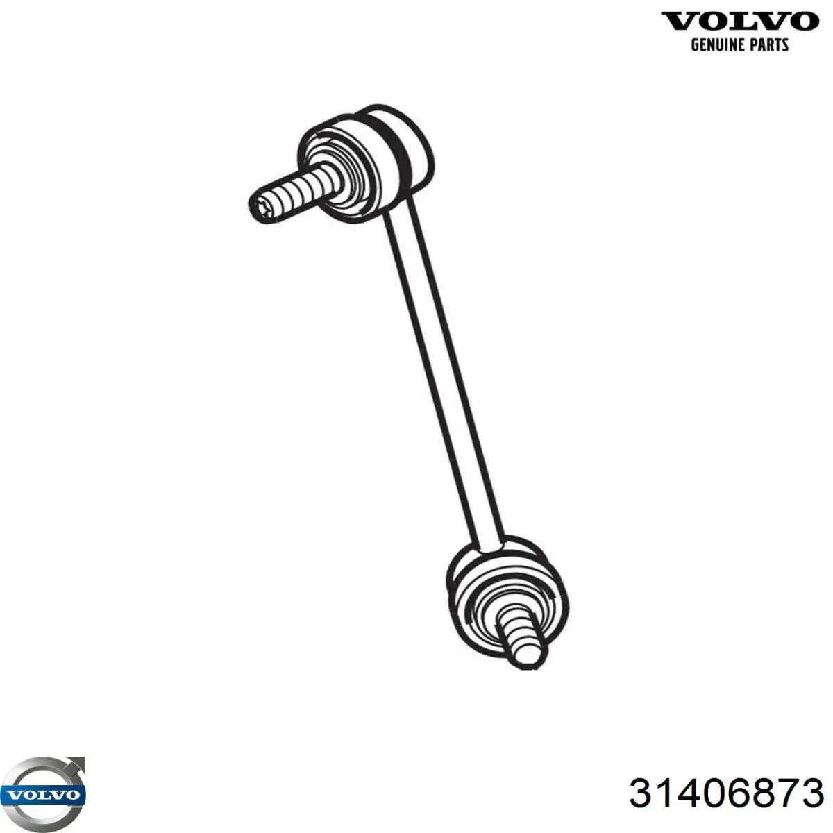 31406873 Volvo стойка стабилизатора переднего левая