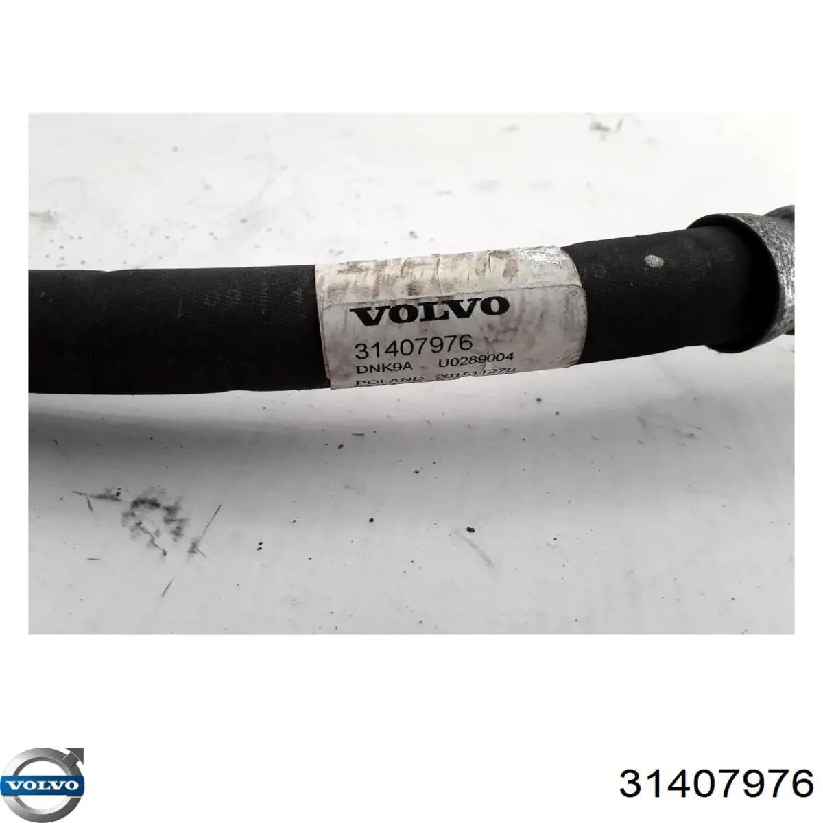 Шланг кондиционера, от испарителя к компрессору 31407976 Volvo