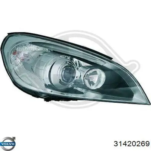Купить 31420269 Volvo Фара левая передняя