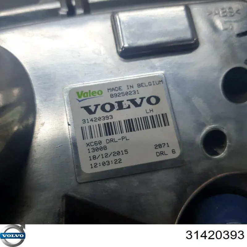 Габарит передний левый Volvo 31420393 цена, от 170.19 USD