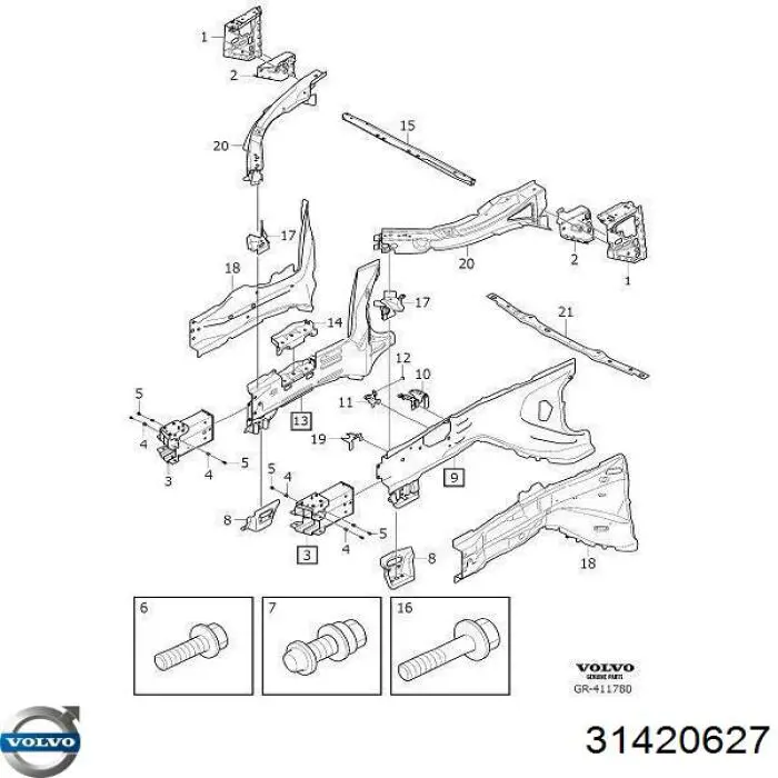 Купить 31420627 Volvo 