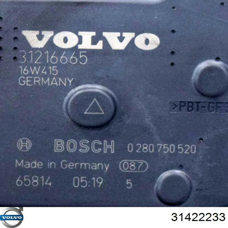 Купить 31422233 Volvo Клапан соленоид регулирования заслонки EGR