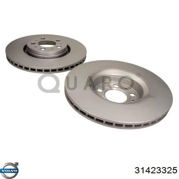 Тормоз дисковый передний Volvo 31423325 цена, от 53.68 USD