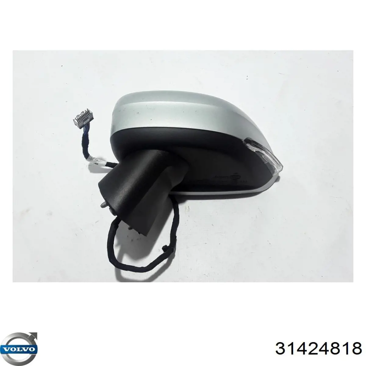 Левое боковое зеркало 31424818 Volvo