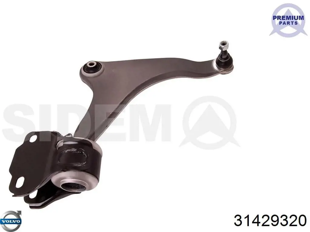 Правый рычаг передней нижней подвески Volvo 31429320 цена, от 151.11 USD