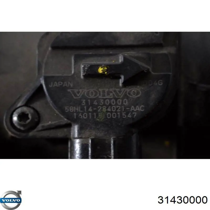 31430000 Volvo sensor de fluxo (consumo de ar, medidor de consumo M.A.F. - (Mass Airflow))