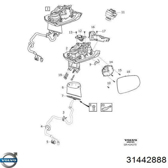 Купить 31442888 Volvo 