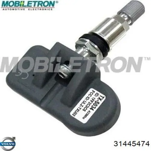 Sensor De Presion De Neumaticos 31445474 Volvo