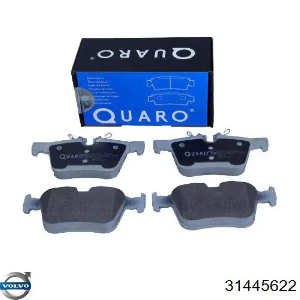 31445622 Volvo Колодки тормозные дисковые комплект