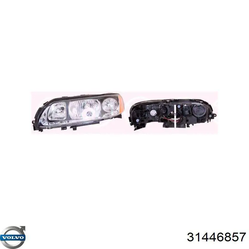 Купить 31446857 Volvo Фара основная правая