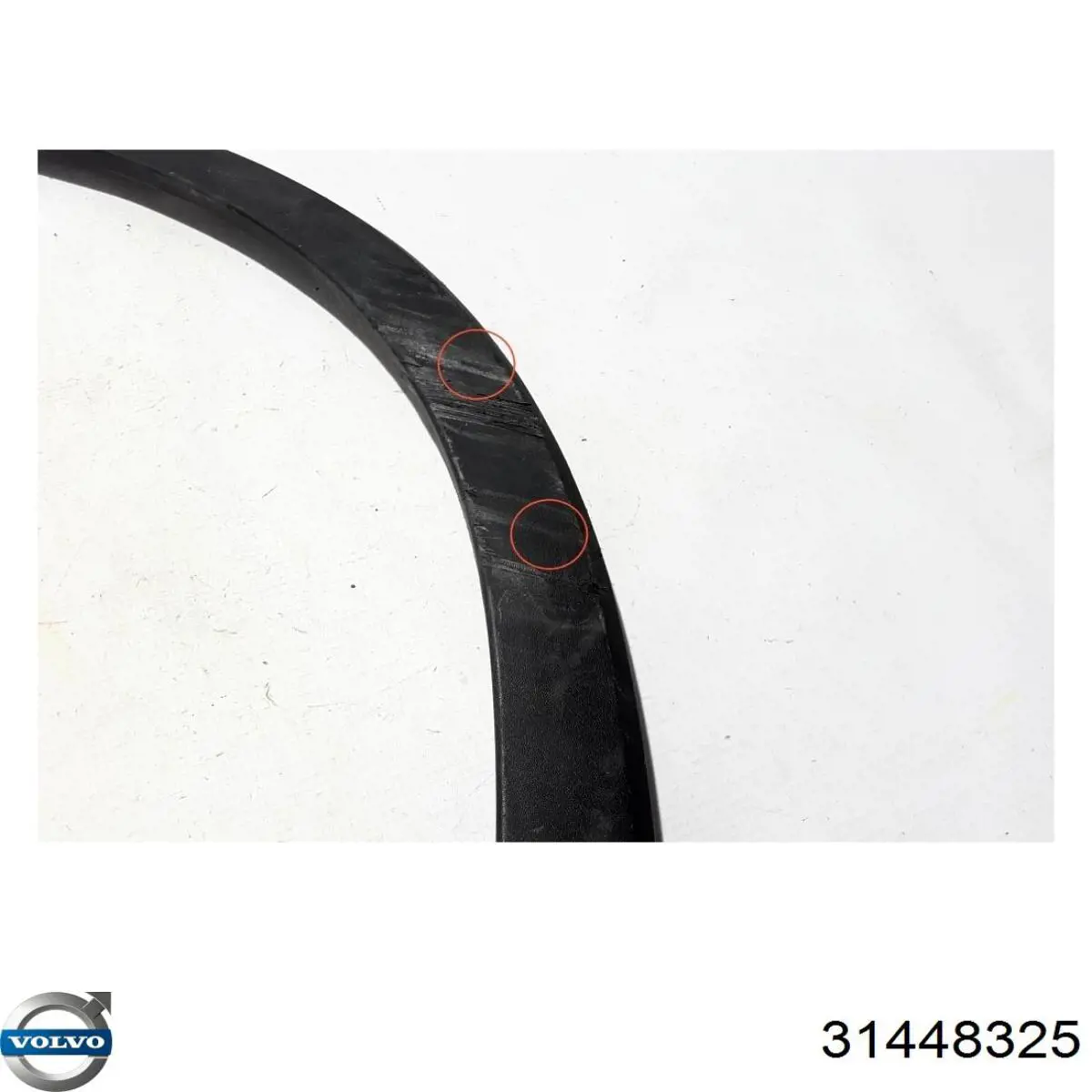 Молдинг передней арки колеса, правый Volvo 31448325 цена, от 77.73 USD