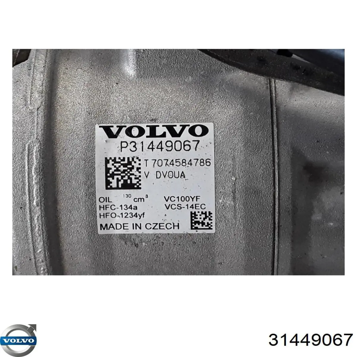 Компрессор кондиционера 36010449 Volvo