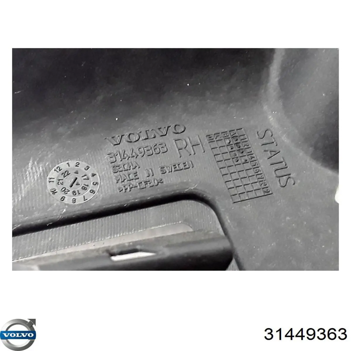 Купить 31449363 Volvo Кронштейн бампера переднего внешний правый