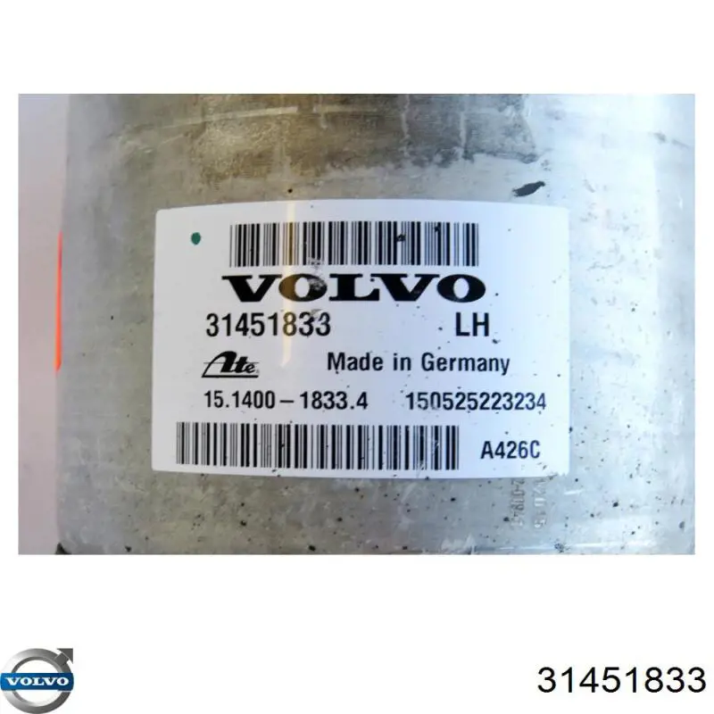 Амортизатор передней подвески левой Volvo 31451079 цена, от 394.59 USD