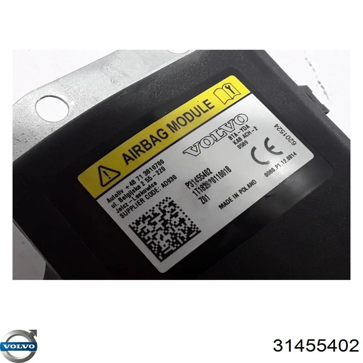 Подушка безопасности защиты коленей 31455402 Volvo