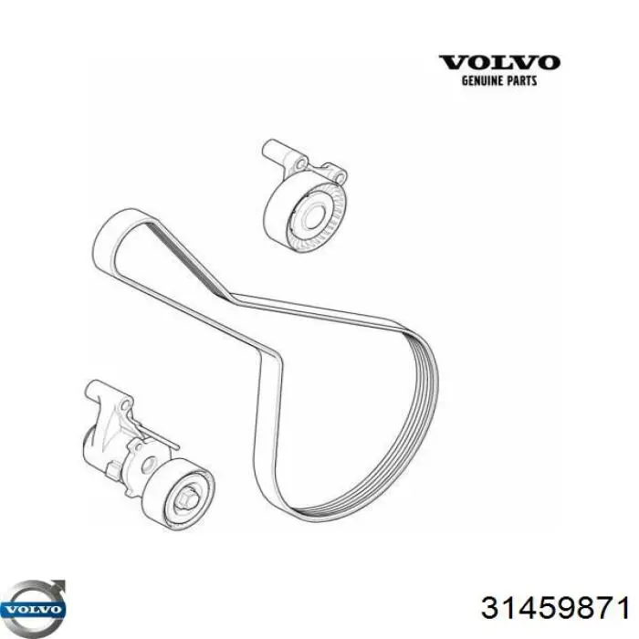 Расходомер воздуха Volvo 31459871