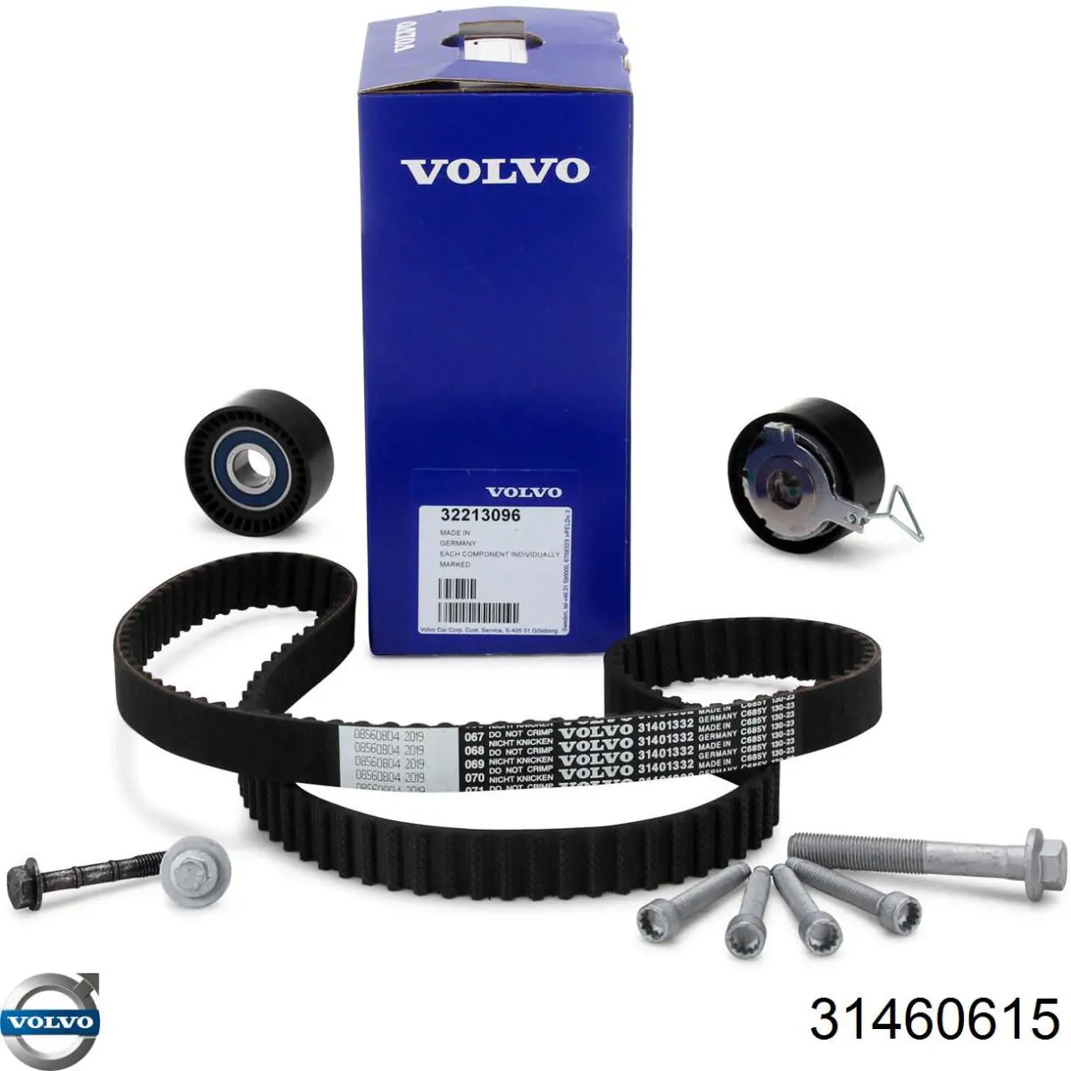 31460615 Volvo correia do mecanismo de distribuição de gás, kit