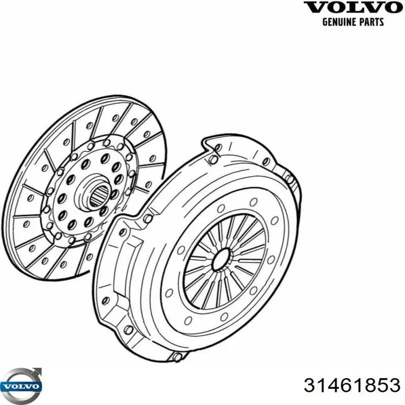Помпа охлаждения Volvo 31461853 цена, от 27.61 USD