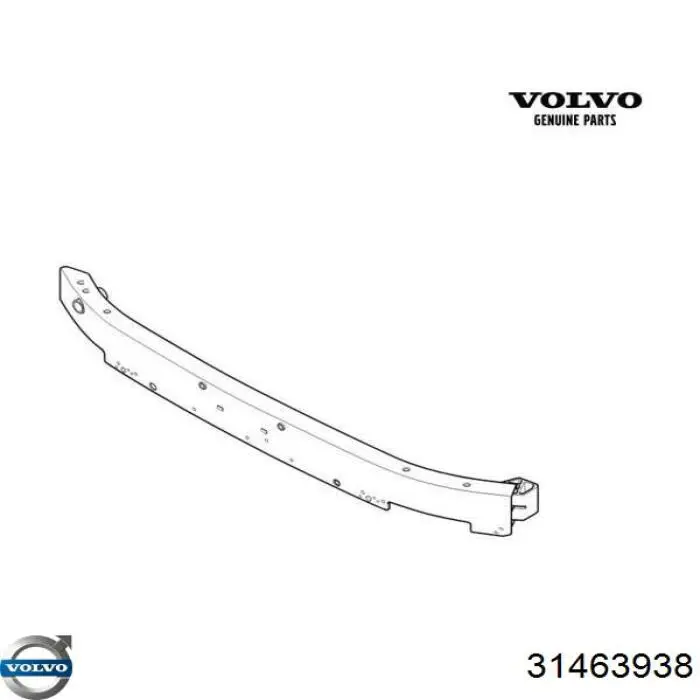 Шина бампера переднего Volvo 32348957 цена, от 186.25 USD