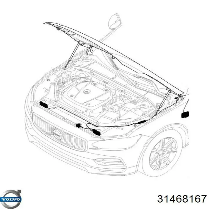 Капот 31468167 Volvo