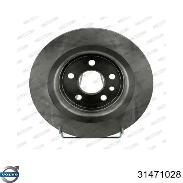 Купить 31471028 Volvo Диск тормозной задний