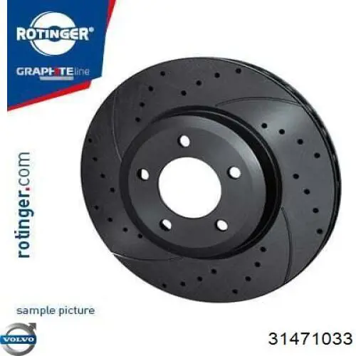 Купить 31471033 Volvo Диск тормозной задний