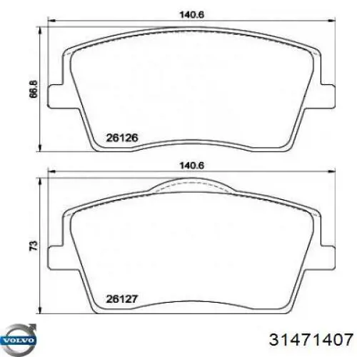 Купить 35237 ABS Колодки тормозные