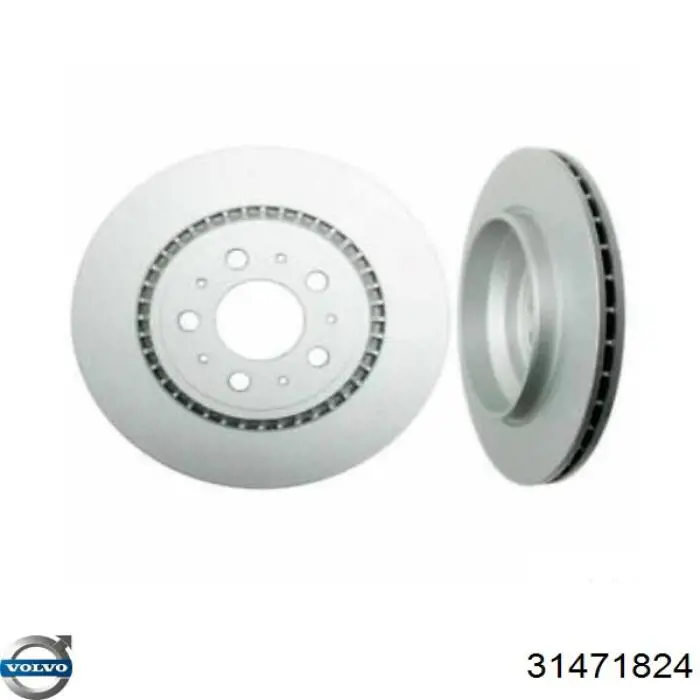 Купить 31471824 Volvo Диск тормозной задний