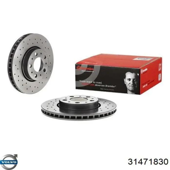 Тормоз дисковый передний Volvo 31471830 цена, от 53.72 USD