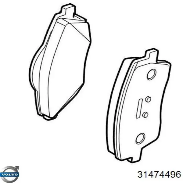 Купить 31474496 Volvo Автомобильный фильтр воздуха