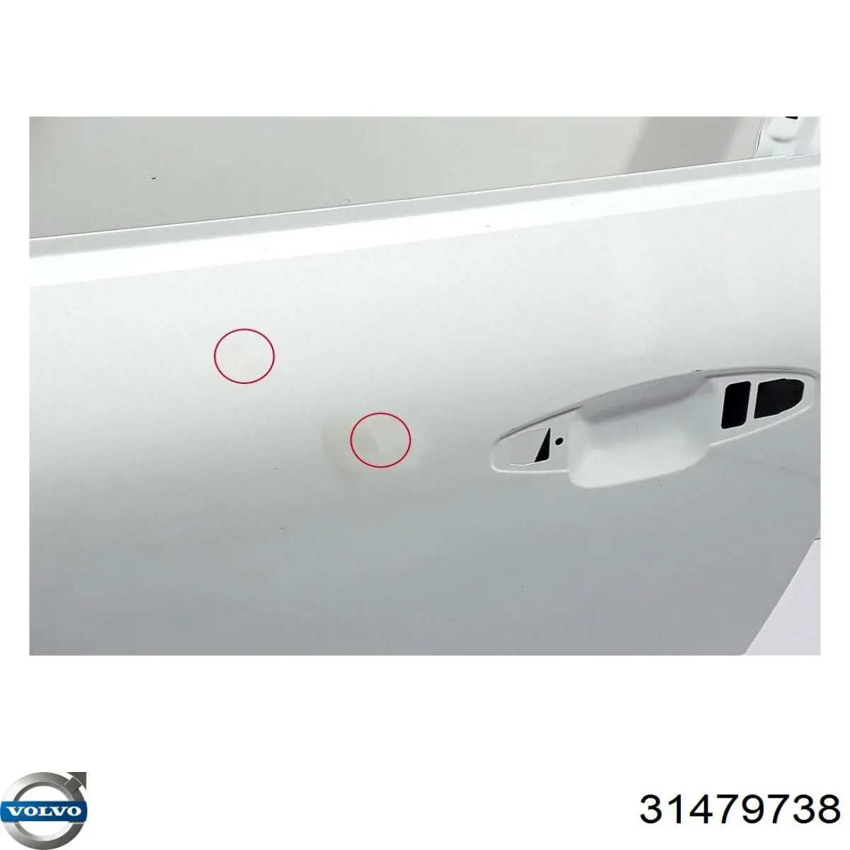 Дверь передняя левая 32351574 Volvo