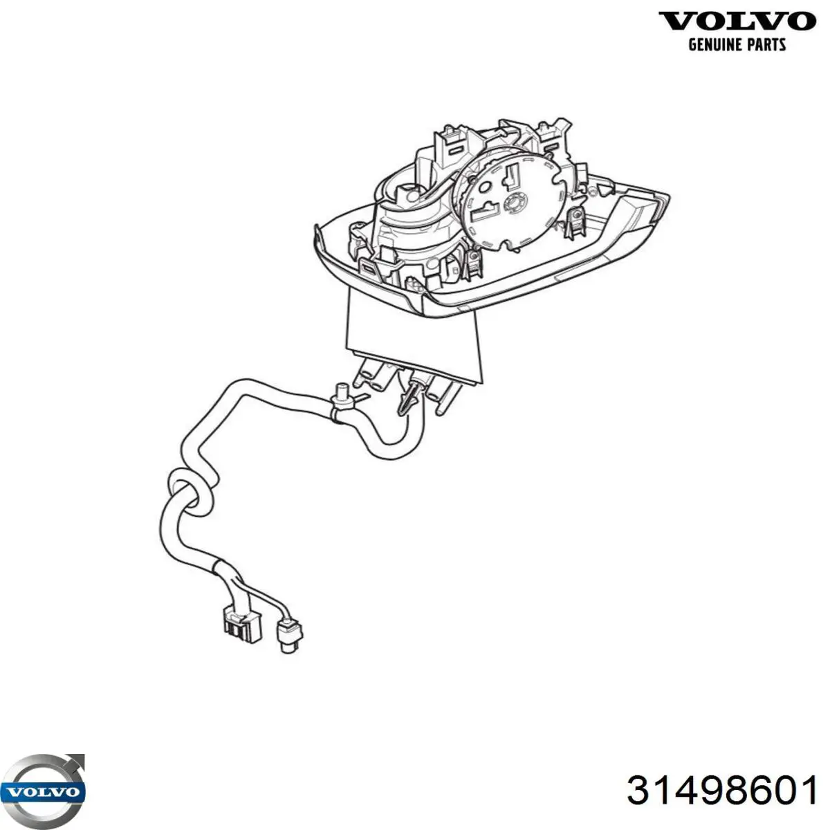 Указатель поворота зеркала, левый Volvo 31498601 цена, от 990.81 USD