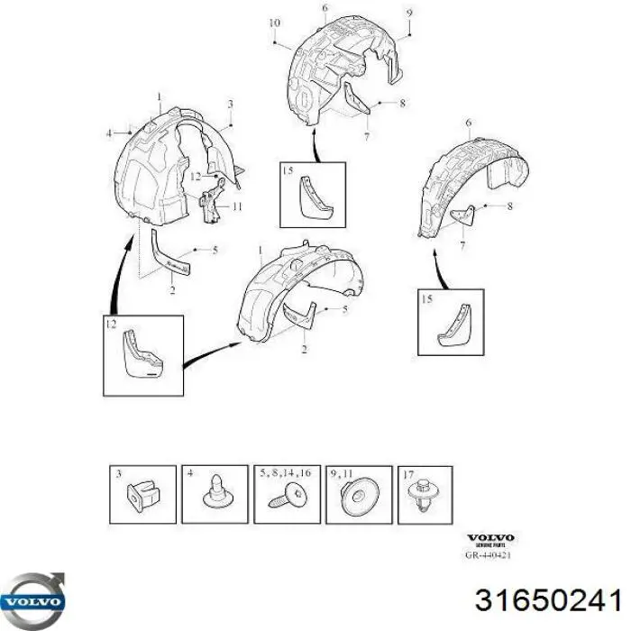 Купить 31650241 Volvo 