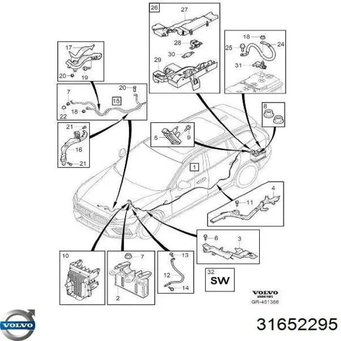 Купить 31652213 Volvo 