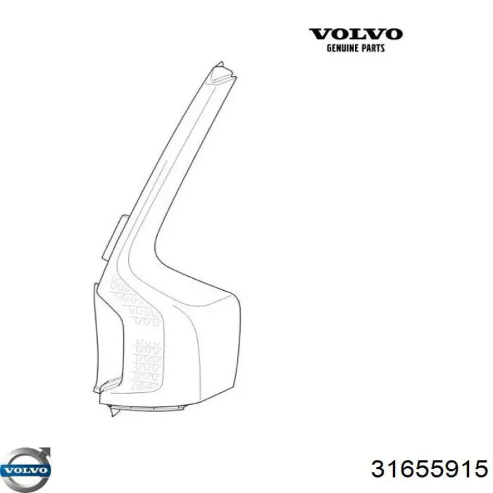 Задняя левая внешняя фара Volvo 31655915 цена, от 126.69 USD