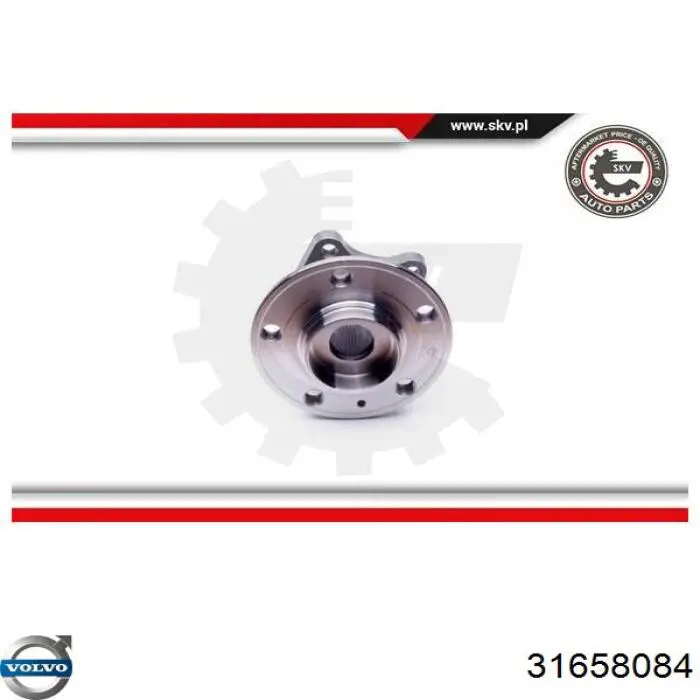 Ступицы задних колес Volvo 31658084 цена, от 78.31 USD