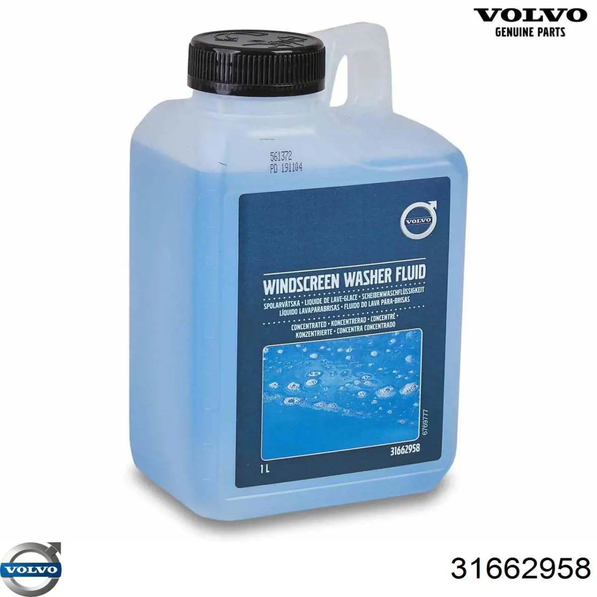 Жидкость омывателя морозостойкая Volvo 31662958 цена, от 12.96 USD