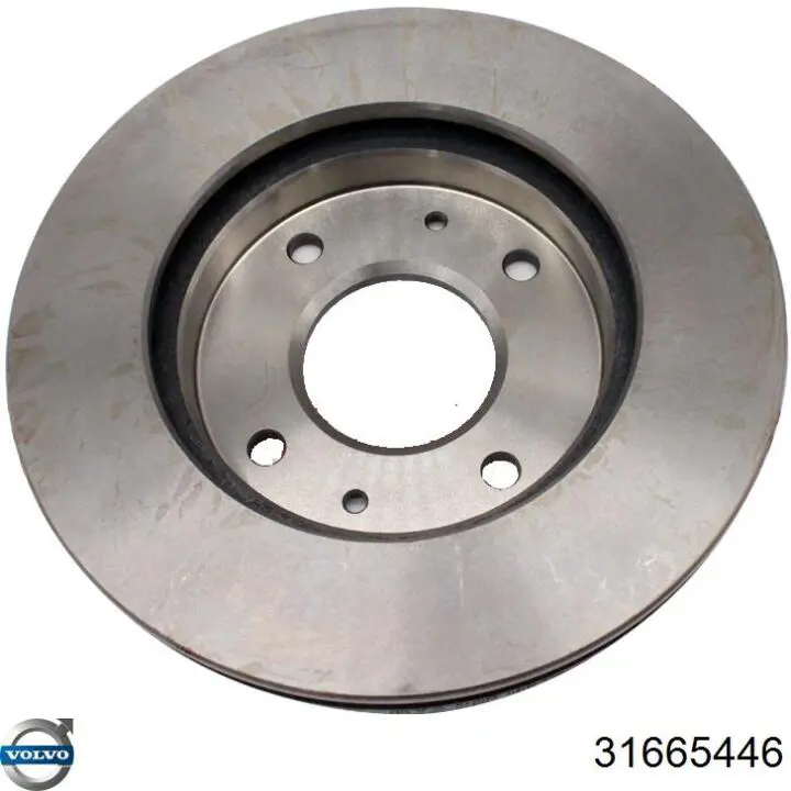 Передний тормозной диск Volvo 31665446