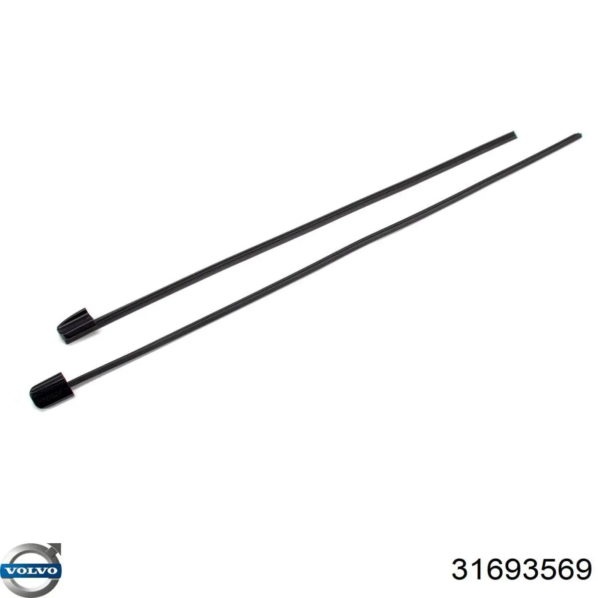 Купить 31693569 Volvo Резинка щетки стеклоочистителя, комплект