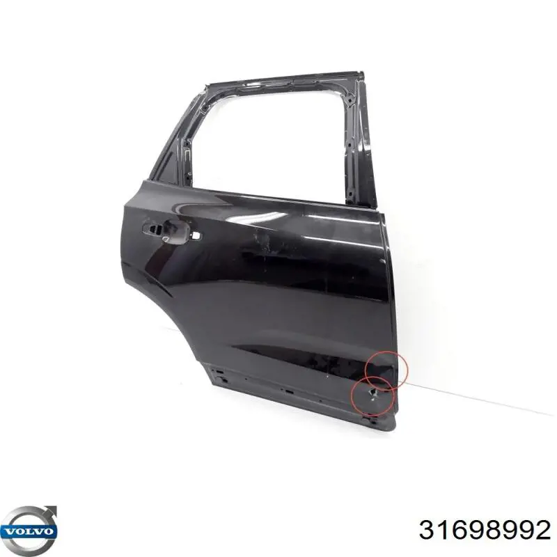 Дверь пассажирская задняя правая Volvo 32345943 цена, от 759.28 USD