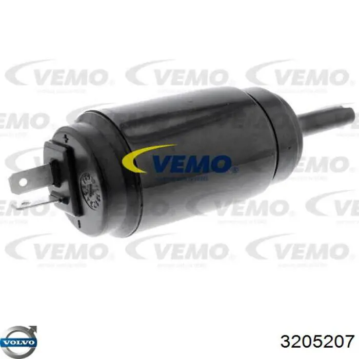 3205207 Volvo Мотор омывателя лобового стекла