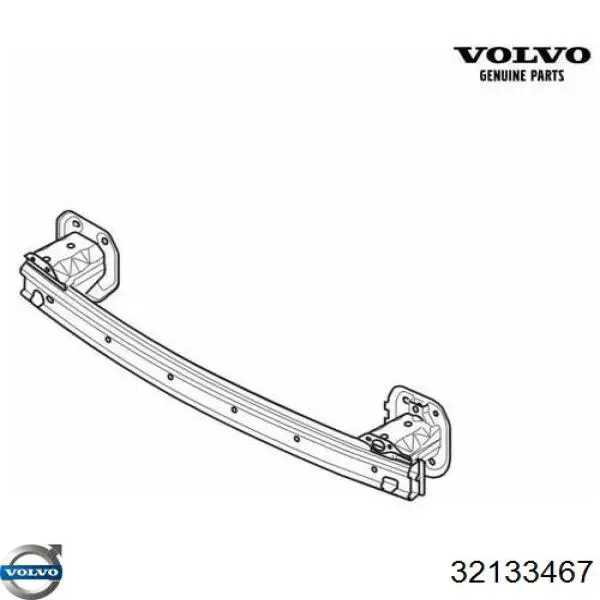 Купить 31448237 Volvo Шина бампера заднего