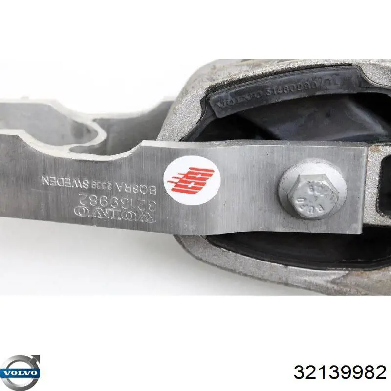 32139982 Volvo Кронштейн подушки (опоры) двигателя задней