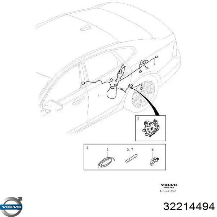  Volvo 32214494 цена, от 162.06 USD