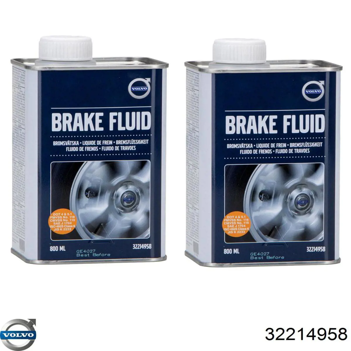 32214958 Volvo Жидкость для тормозной системы