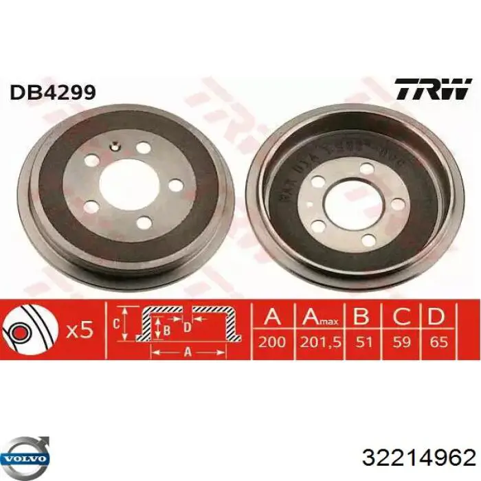 Купить 32214962 Volvo Тормозная жидкость