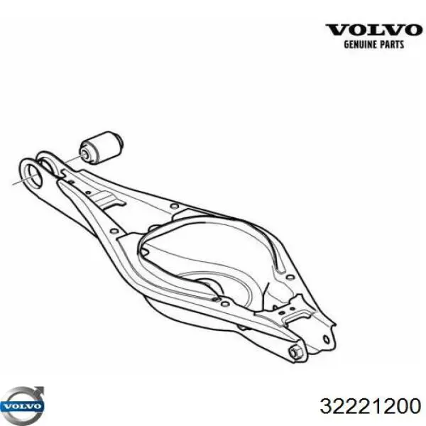 32221200 Volvo Балансир задний нижний, правый