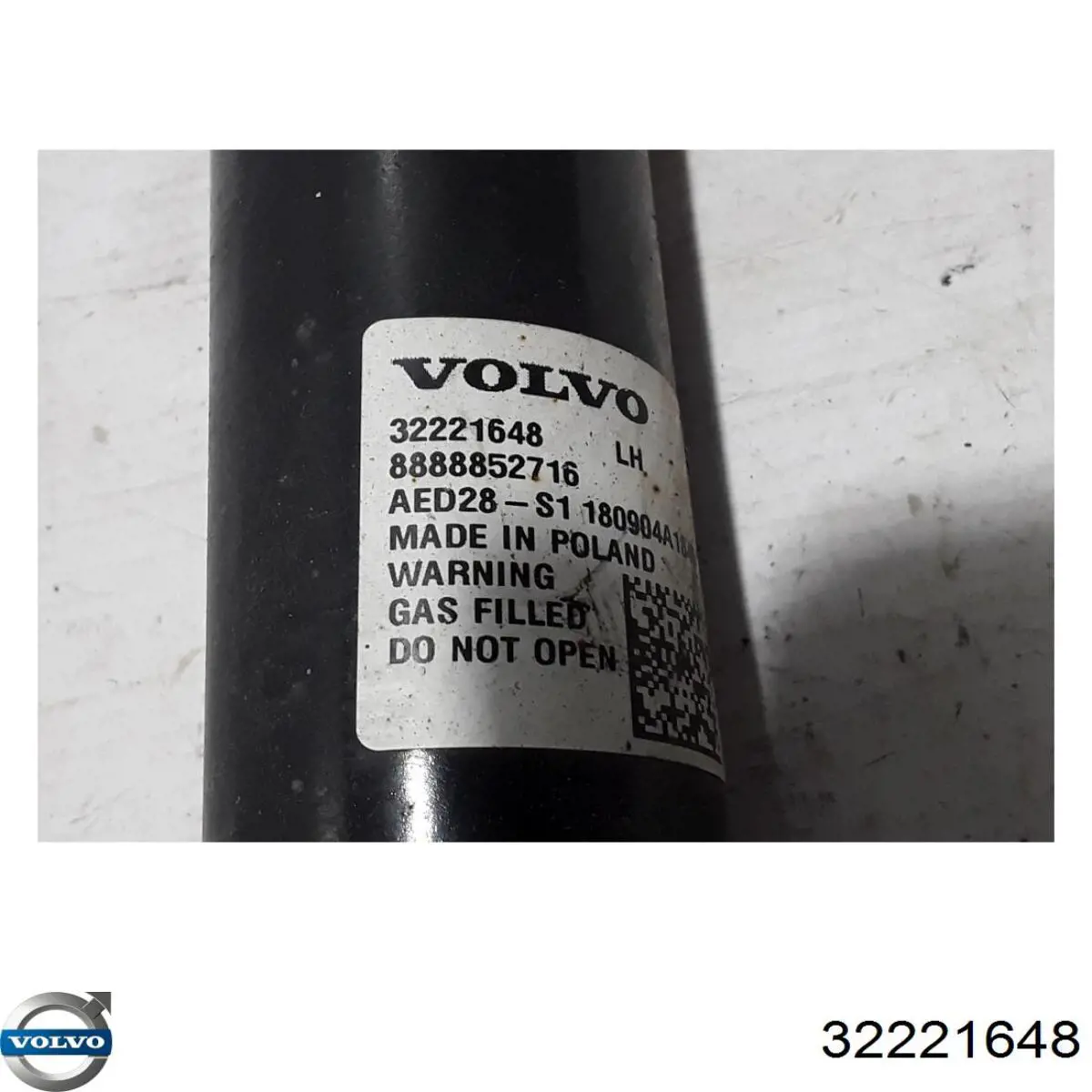 32221648 Volvo Амортизатор задней подвески, левый
