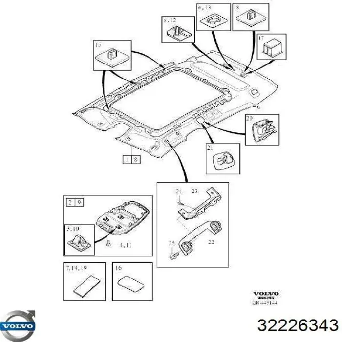 Купить 32226343 Volvo 