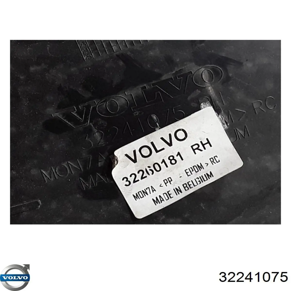 Правый подкрылок переднего крыла Volvo 32241075 цена, от 96.18 USD
